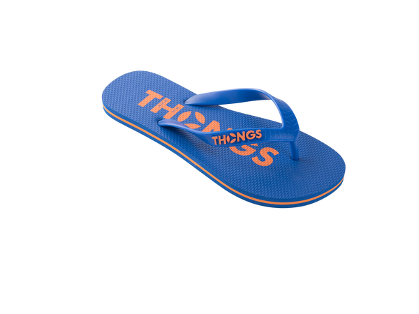 Thongs Classic Blue / Orange Rubber Flip Flop
