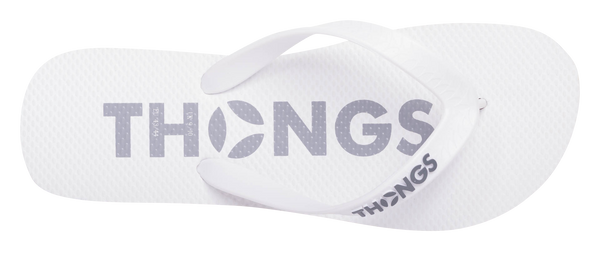 Thongs Classic White / Grey Rubber Flip Flop